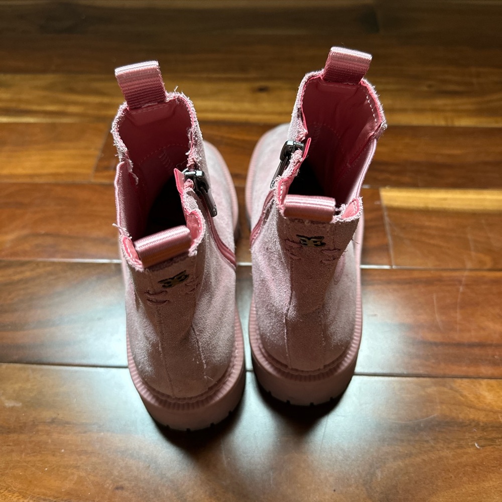 Sam Edelman Pink Laguna Chelsea Boots Suede - Picture 4 of 7